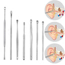 7pcs Innovative Spring Ear Wax Cleaner Tool Set S0N5
