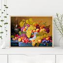 DIY Oil Paint by Numbers Fruit Hand Painted Acrylic Coloring Drawing Kit