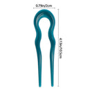 Fork Hair Accessories U Shape Hair Clip Hair Sticks Hairpin Acetate hairpins