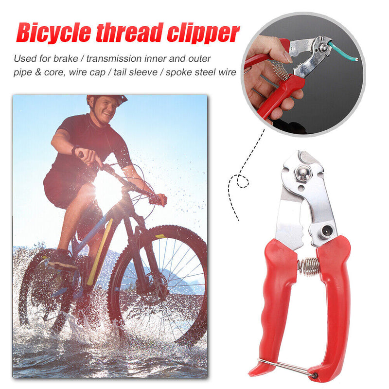 Bike Brake Shift Wire Cutter Inner Line Tube Bicycle Spoke Cutting Pliers Newly