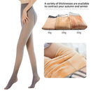 Winter Women Tights Translucent Plush Fleece Thick Pantyhose (Gray-320g)