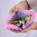 Push Bubble Butterfly Shoulder Bag Pendant Antistress Toys Kids (Macaron)