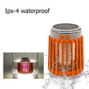 Solar Anti Insect Repeller Lamp Bug Waterproof Outdoor USB Light (Orange) Newly