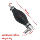 Automobile Motorcycle Rubber Aluminum Spherical Hand Fuel Pump Tank (10mm) Newly