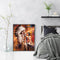 Oil Painting By Number Old Woman Oil Digital Picture Home Wall Decor for Gift