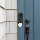 Doorbell Silicone Cover Case Doorbell Accessories for Google Nest (Black)