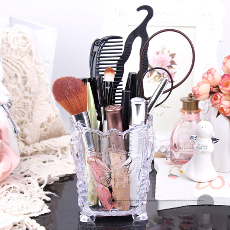 Makeup Cosmetic Storage Box Case Holder Organizer Acrylic(Transparent)