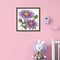12 Month Flower Cross Stitch Printed Canvas DIY Needlework (September H431)