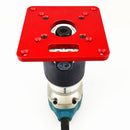 Universal Aluminum Router Table Insert Trimmer Woodworking Bench Router Plate