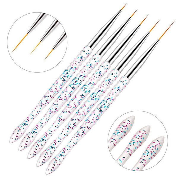 DIY Line Stripes Nail Art Brush Nail Drawing Pen Nail Liner Painting Pen