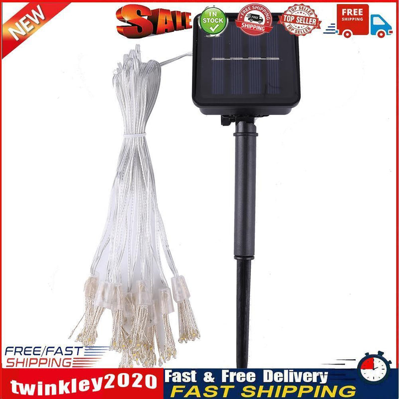 Dandelion Fireworks String Lamp Christmas Tree Home Decor (Solar 50LED) Newly