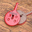 LEBYCLE 1 Set Semi-Metallic Bicycle Brake Pads Quiet Bike Disc Brake Pad Newly