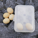 6 Slots Egg Storage Box Portable Egg Tray Holder Container for Outdoor Camping