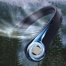 #A Portable Neck Fan Electric Mini Bladeless Mute Hanging Neck Fan for Outdoor