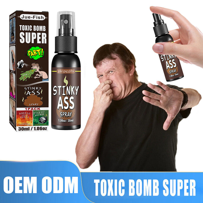 #A 30ml Fart Gag Spray for Adults Kids Plastic Spray Can Stink Halloween Funny T