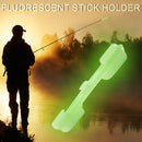 20pcs Night Fishing Rod Tip Light Holder Clip Rods Feeder Fluorescent Glow