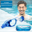 Anti UV Swimming Glasses Adults Kids Water Sport Anti-fog Goggles (Blue) Newly