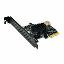PCIe to USB 3.1 Type E Front Panel Socket Adapter Card Express for Motherboard