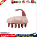 Silicone Shampoo Scalp Massage Brush Portable Hair Washing Comb (Pink) Newly