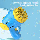 Semi-Automatic Bubble Making Toys Electric Soap Bubble Machine (B Blue)