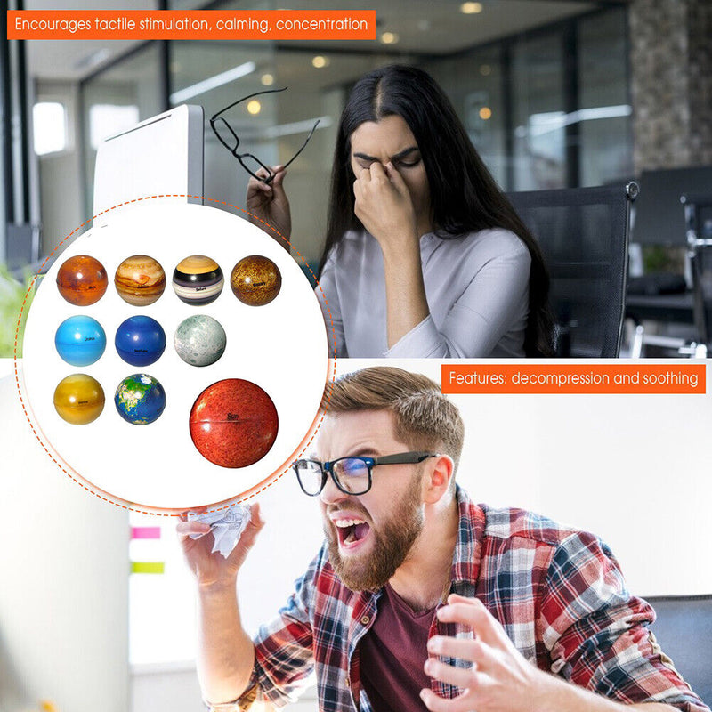 Mini Early Educational Planet Ball Child Bouncy Moon Star Globe Universe Mode