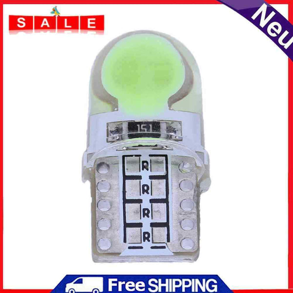 10pcs Lamps 12V T10 W5W Bulb LED Lamp COB Silicone Shell Car Turn Side for U
