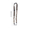 2pc Polyester Camping Straps Multiple Metal Hanging Loop Design Coffee