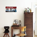 License Plate Retro Metal Plate Tin Sign Iron Painting Wall Art Decoration