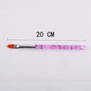 7PCS UV Gel Acrylic DIY Painting Pen Manicure Tools Nail Art Brushes Drawing