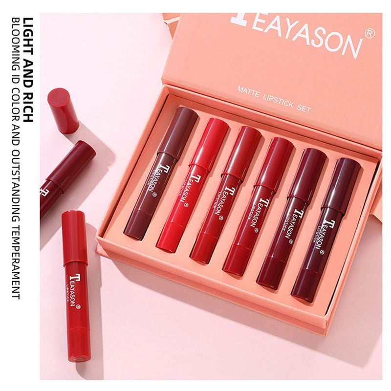 Waterproof Velvet Lipstick Pen Matte Lipstick Set Non-stick Cup Long Lasting