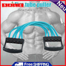 Chest Expander Band Yoga Gym Fitness Stretch Rope Back Arm Strength Trainer Home