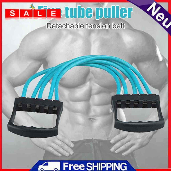 Chest Expander Band Yoga Gym Fitness Stretch Rope Back Arm Strength Trainer Home