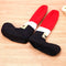 2pcs Christmas Chair Leg Chair Foot Covers Party Christmas Table Decor