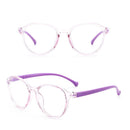 Online Classes Anti-blue Light Ultra Light Frame Round Eyeglasses Kids Glasses