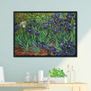 11CT Printed Full Cross Stitch Handcraft Flower Artwork Wall Decoration Kit