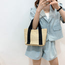 Straw Handbag Women Summer Beach Holiday Female Travel Shopper Underarm Bags