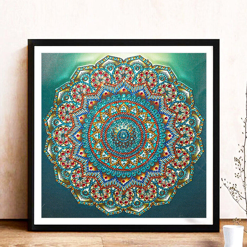 5D DIY Partial Special Shaped Drill Diamond Painting Mandala Decor (YK187)