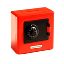 Money Boxes Combination Lock Coin Saving Storage Box Code Cash Case (Red)