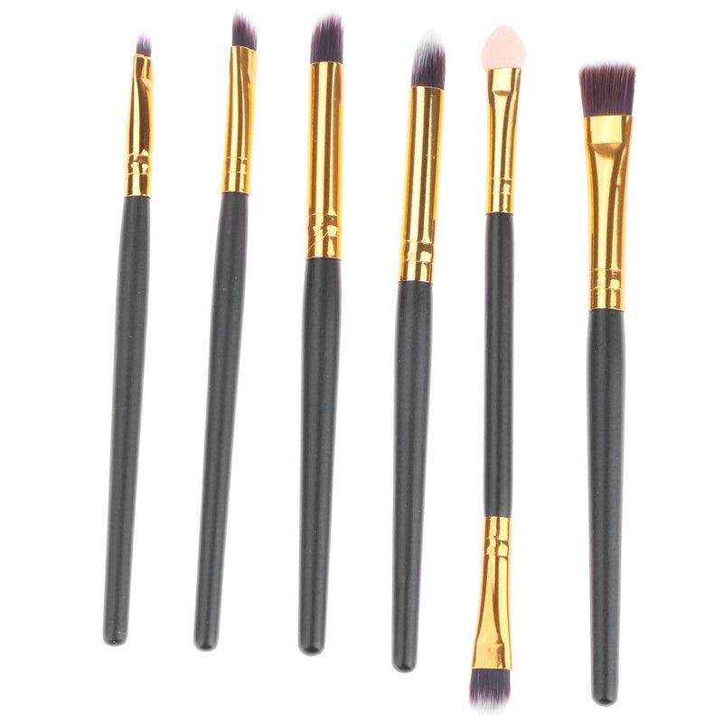 6pcs Pro Makeup Cosmetic Brushes Eyeshadow Eye Shadow Foundation Blending