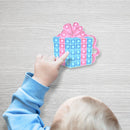 Push Bubble Gift Box Portable Sensory Decompression Cartoon Toys for Kids