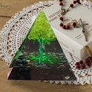 Orgonite Pyramid Orgone Energy Converter Symbolize Lucky Healing Chakra Reiki