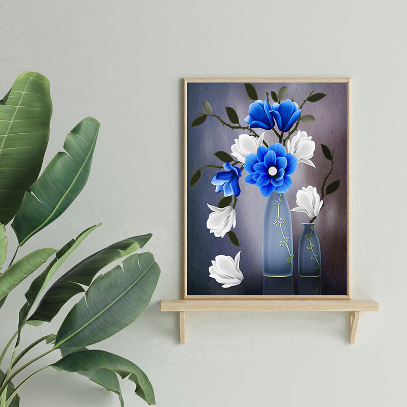 Vase Part Drill Special Shaped Diamond Painting Cross Stitch Crafts 30x40cm
