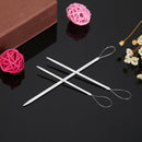 3pcs Nylon Thread Threader Sweater Crochet Needle Knitting Pulling Tools Newly