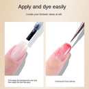 Soak Off Nail Lacquer Watercolor Ink Blooming Gel Nail Polish Marble Effect