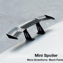Black Auto Supply Mini Spoiler Rear Trunk Wing Carbon Fiber Car Tail Decoration