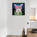 5D DIY Partial Special Shaped Drill Diamond Painting Rabbit Craft (HB246) Newly