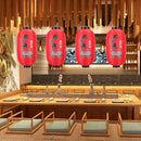 10in/25cm Spray Painting Lantern Fabric Cloth Japanese Style Decorative Lantern