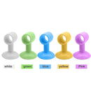 2pcs Anti-collision Doorknob Wall Crash Pad Door Handle Silencer (Yellow)