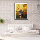 5D Diamond Painting Kit DIY Supporting Couple Full Round Drill Wall Picture
