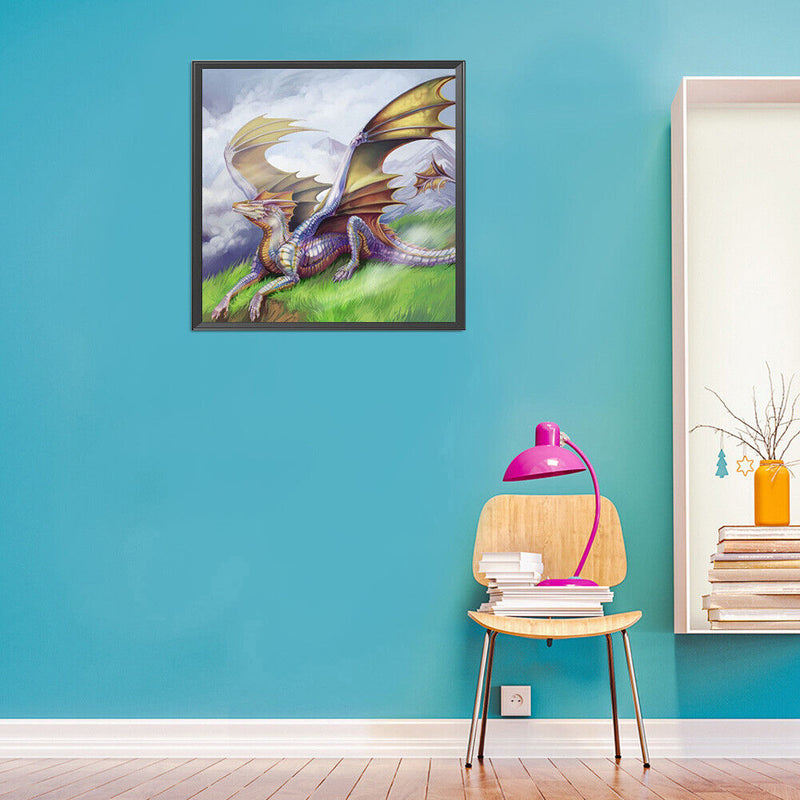 5D Diamond Painting Kits Dragon Full Round Drill DIY Wall Decor Art Crafts